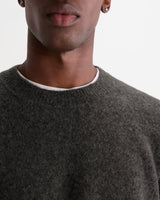 WILDE CREW FLUFFY WOOL BLEND CHARCOAL