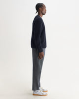 WILDE CREW FLUFFY WOOL BLEND NAVY