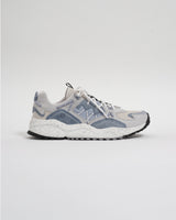 Flower Mountain - Grey Light Blue Suede And Nylon Yamabushi Trainers