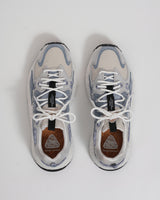 Flower Mountain - Grey Light Blue Suede And Nylon Yamabushi Trainers
