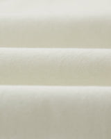 wax london men's Abbot - Ecru Grandad Collar Cotton Chambray Shirt