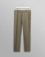 wax london men's Alp - Khaki Linen Trousers