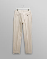 wax london men's Alp - Natural Linen Trousers