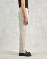 wax london men's Alp - Natural Linen Trousers