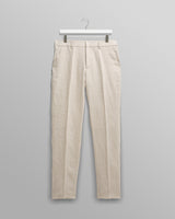 wax london men's Alp - Natural Linen Trousers