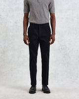 wax london men's Alp - Navy Corduroy Trousers