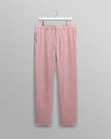 wax london men's Alp - Pale Pink Linen Trousers