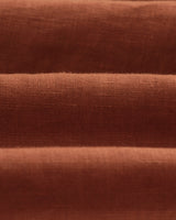 wax london men's Alp - Rust Linen Trousers