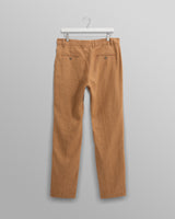 wax london men's Alp - Tan Linen Trousers