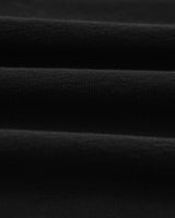 wax london men's Atwood - Black Textured Organic Cotton Polo Shirt