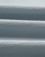 wax london men's Atwood - Blue Textured Organic Cotton Polo Shirt