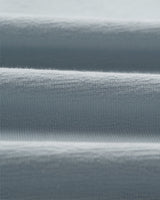 wax london men's Atwood - Blue Textured Organic Cotton Polo Shirt