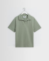 Atwood - Sage Textured Organic Cotton Polo Shirt
