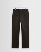 wax london men's Aubyn - Brown Two Tone Wool Blend Trouser