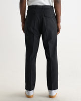 wax london men's Aubyn - Charcoal Two Tone Wool Blend Trouser