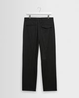 wax london men's Aubyn - Charcoal Two Tone Wool Blend Trouser