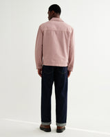 wax london men's Barton - Dusty Pink Organic Cotton Ripstop Jacket