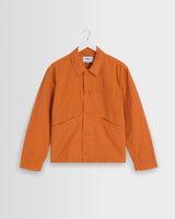 wax london men's Barton - Orange Organic Cotton Ripstop Jacket