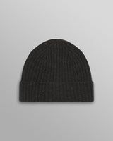wax london men's Belvoir - Charcoal Wool Fisherman Beanie