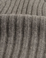 wax london men's Belvoir - Grey Wool Fisherman Beanie