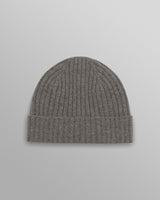 wax london men's Belvoir - Grey Wool Fisherman Beanie