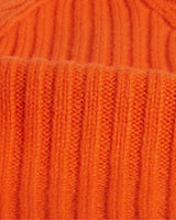 wax london men's Belvoir - Orange Wool Fisherman Beanie