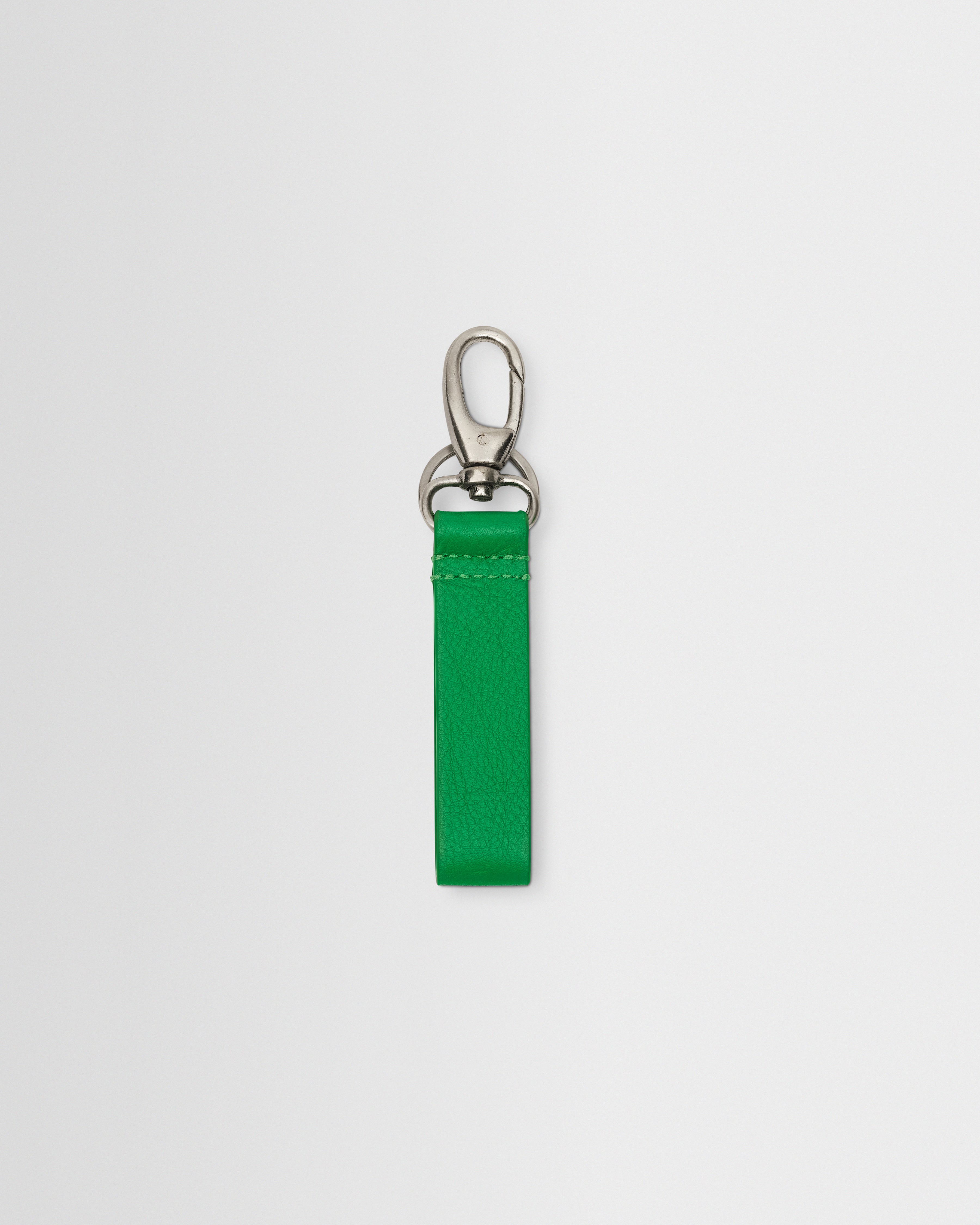 スコトリア  FLASH SPIRAL KEYRING グリーン Men's Bright Green Grain Leather Keyring | Wax London