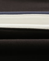 wax london men's Bow - Black Striped Organic Cotton Rugby Shirt