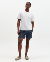 Brockwell - Blue Tile Seersucker Swim Short