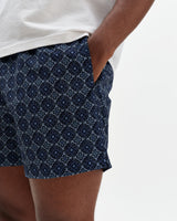 Brockwell - Blue Tile Seersucker Swim Short