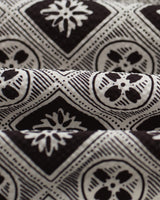 Brockwell - Ecru And Black Seersucker Swim Short