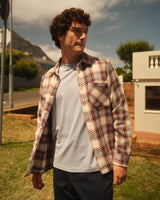 Whiting - Ecru And Multicolour Hutton Check Overshirt