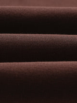 wax london men's Carter - Brown Open Collar Milano Knit Polo