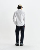 wax london men's Caspian - White Cotton Oxford Shirt