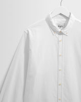 wax london men's Caspian - White Cotton Oxford Shirt