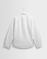 wax london men's Caspian - White Cotton Oxford Shirt