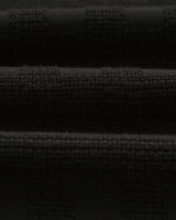 wax london men's Corey - Black Dobby Check Cotton Shirt