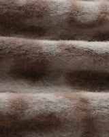 wax london men's Cozi - Ecru Squiggle Fleece Jacket