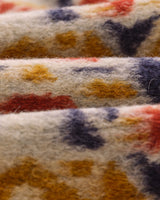 wax london men's Cozi - Multicolour Geometric Fleece Jacket