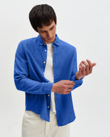 Dartford - French Blue Washed Linen Shirt