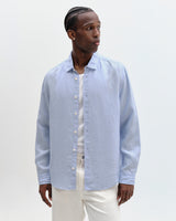 Dartford - Pale Blue Washed Linen Shirt