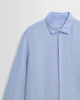 Dartford - Pale Blue Washed Linen Shirt