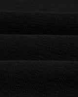 wax london men's Dean - Black Textured Organic Cotton T-Shirt