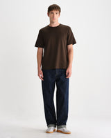 wax london men's Dean - Brown Peached Short-Sleeve T-Shirt