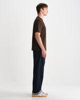 wax london men's Dean - Brown Peached Short-Sleeve T-Shirt