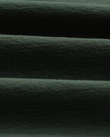 wax london men's Dean - Dark Green Textured Organic Cotton T-Shirt