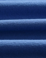 wax london men's Dean - French Blue Textured Organic Cotton T-Shirt