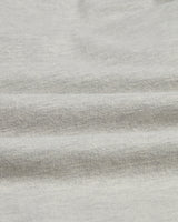 wax london men's Dean - Grey Marl Textured Organic Cotton T-Shirt