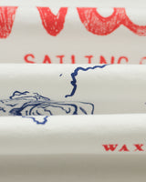 Dean - Off White And Multicolour Sailing Map Print T-Shirt