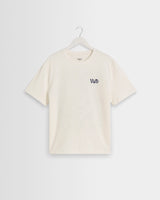 wax london men's Dean - Off White Geometric Repeat T-Shirt